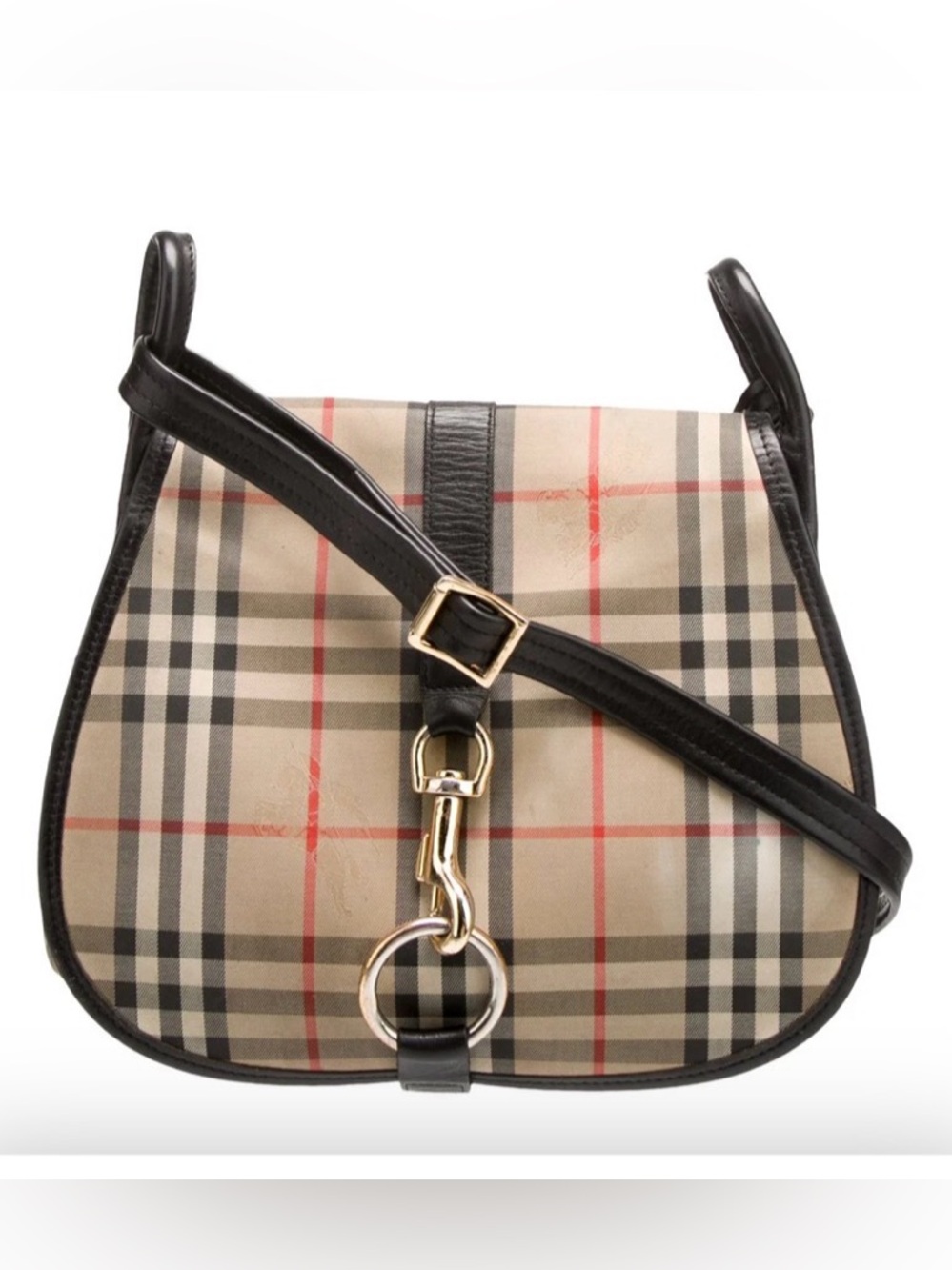 BURBERRY’S HAYMARKET CHECKED SHOULDER BAG